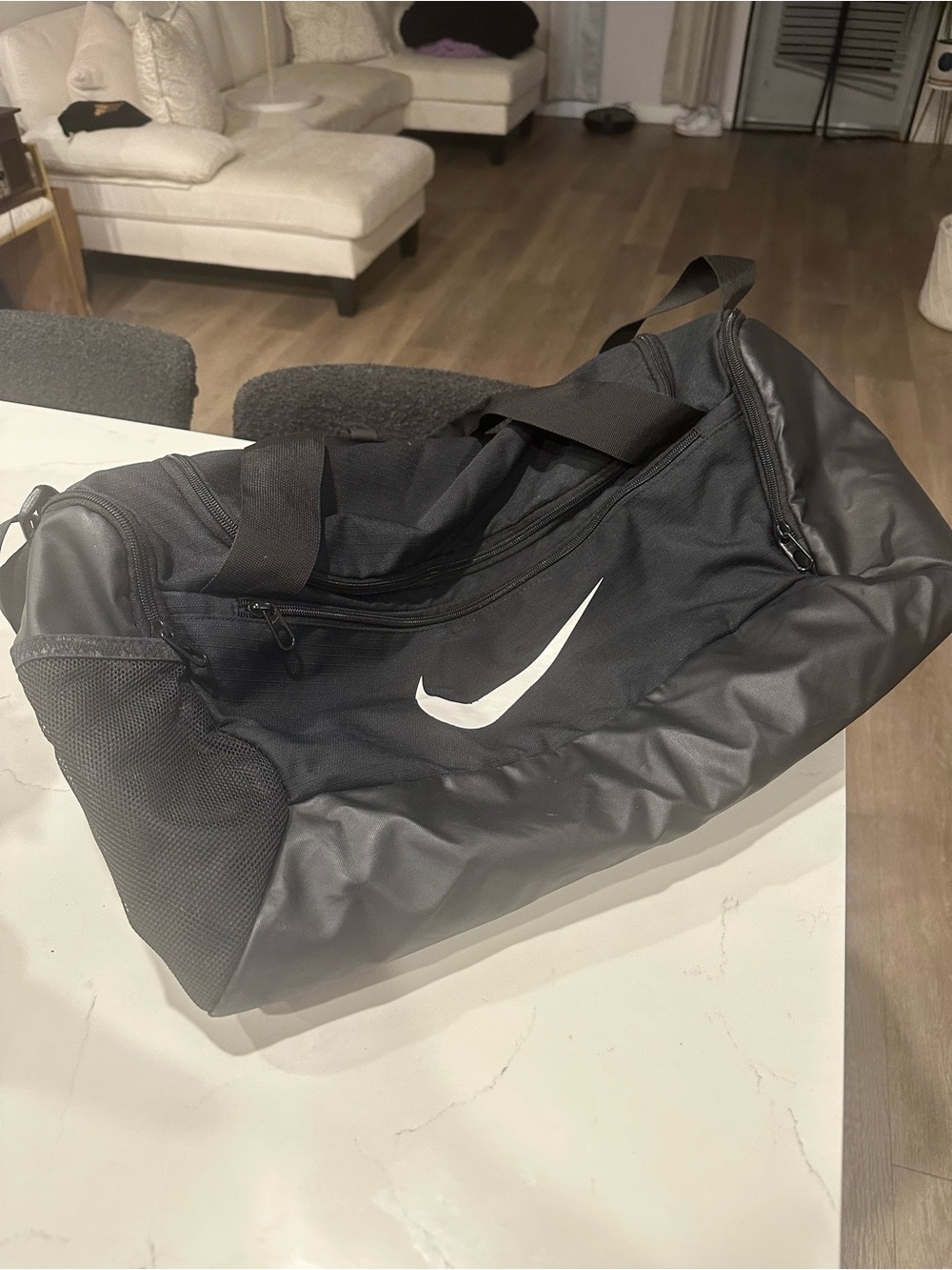 Nike Black Duffel bag gym bag